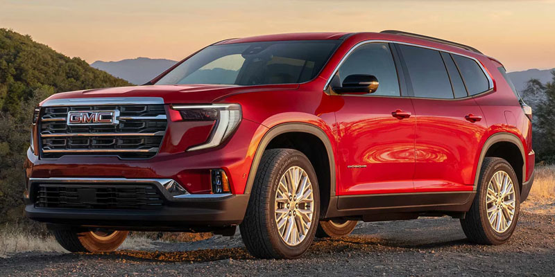 2026 GMC Acadia red