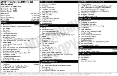2023 Toyota TACOMA SR SR V6