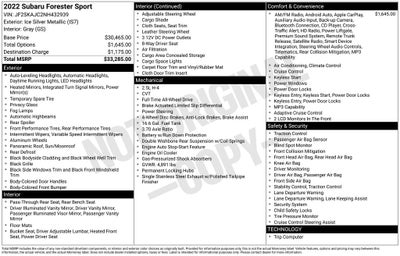 2022 Subaru Forester Sport