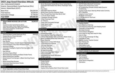 2023 Jeep Grand Cherokee Altitude