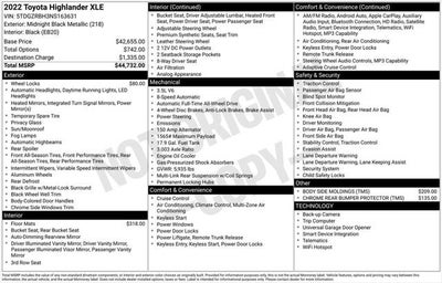 2022 Toyota Highlander XLE