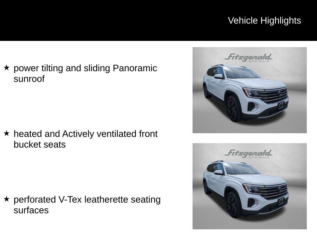 2025 Volkswagen Atlas 2.0T SE w/Technology